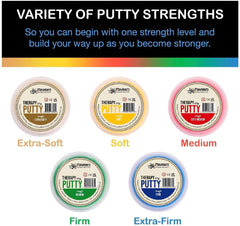 Therapy Putty Pack of 5-AllSensory,Calmer Classrooms,Calming & Anxiety,excell2,Fidget,Fidget Sets,Helps With,Messy Play,Modelling Clay,Playlearn,Sensory Seeking,Stock,Strength & Co-Ordination,Stress Relief,Teenage & Adult Sensory Gifts,Toys for Anxiety-Learning SPACE