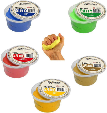 Therapy Putty Pack of 5-AllSensory,Calmer Classrooms,Calming & Anxiety,excell2,Fidget,Fidget Sets,Helps With,Messy Play,Modelling Clay,Playlearn,Sensory Seeking,Stock,Strength & Co-Ordination,Stress Relief,Teenage & Adult Sensory Gifts,Toys for Anxiety-Learning SPACE