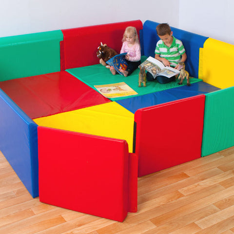 Thick Floor Play Mat - Square-AllSensory,Baby Sensory Toys,Down Syndrome,Dropship,Floor Padding,Matrix Group,Mats,Mats & Rugs,Padding for Floors and Walls,Playmats & Baby Gyms,Sensory Flooring,Soft Play Sets,Square-Yellow-PRH5034YW-Learning SPACE