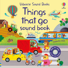 Things That Go Sound Book-Baby Books & Posters,Early Years Books & Posters,Sound,Sound Books,Usborne Books-Learning SPACE