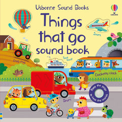 Things That Go Sound Book-Baby Books & Posters, Early Years Books & Posters, Sound, Sound Books, Usborne Books-Learning SPACE