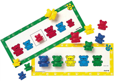 Three Bear Family Pattern Cards-Addition & Subtraction,Counting Numbers & Colour,Early Years Maths,Learning Resources,Maths,Memory Pattern & Sequencing,Primary Maths,S.T.E.M,Stock-Learning SPACE