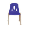 Thrifty Coloured Stackable Chairs for Kids - Set of 4-Classroom Chairs,Furniture,Profile Education,Seating,Thrifty,Wellbeing Furniture-Blue-260mm-KB51-LT211-08-Learning SPACE