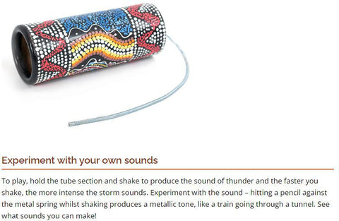 Thunder Sound Maker Tube - Children's Musical Instrument-Early Years Musical Toys,Music,Percussion Plus,Primary Music,Sound,Sound Equipment,Stock-Learning SPACE