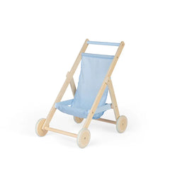 Tidlo Blue Doll's Stroller-Baby & Toddler Gifts,Baby Wooden Toys,Bigjigs Toys,Dolls & Doll Houses,Imaginative Play,Role Play,Wooden Toys-Learning SPACE