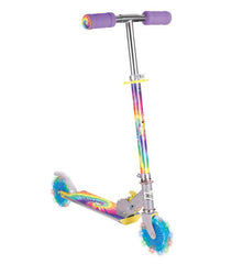 Tie Dye Scooter With Flashing Wheels-Ozbozz,Ride & Scoot,Scooters-Learning SPACE