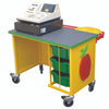 Till Trolley With Tray Rest Rail-Catering & Clearing,Dropship,School Trolley,Trolleys-Learning SPACE