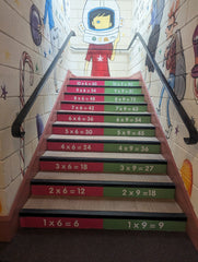 Time Tables Sensory Steps-Calmer Classrooms,Classroom Displays,Dropship,Helps With,Maths,Multiplication & Division,Primary Maths,Sensory Paths-Learning SPACE