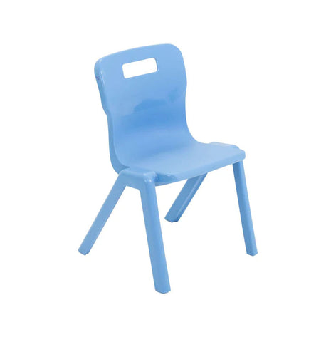 Titan Early Years One Piece Chair Size 1 & 2-Classroom Chairs,Classroom Furniture,Dropship,Titan-Size 2 (Ages 4-6)-Sky Blue-T2-CB-Learning SPACE
