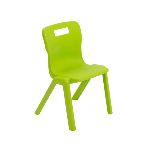 Titan Early Years One Piece Chair Size 1 & 2-Classroom Chairs,Classroom Furniture,Dropship,Titan-Size 2 (Ages 4-6)-Lime Green-T2-L-Learning SPACE