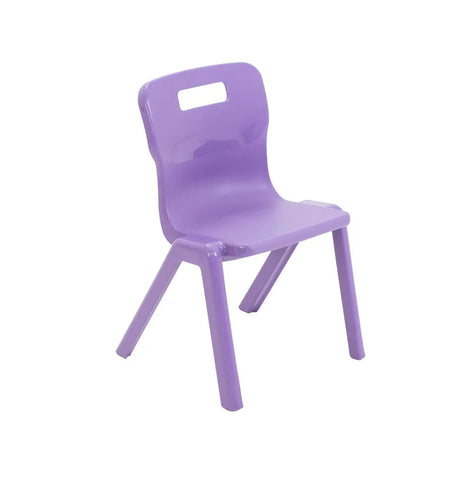 Titan Early Years One Piece Chair Size 1 & 2-Classroom Chairs,Classroom Furniture,Dropship,Titan-Size 2 (Ages 4-6)-Purple-T2-P-Learning SPACE