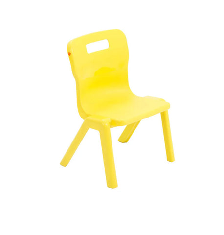 Titan Early Years One Piece Chair Size 1 & 2-Classroom Chairs,Classroom Furniture,Dropship,Titan-Size 1 (Ages 3-4)-Yellow-T1-Y-Learning SPACE