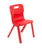 Titan Primary Years One Piece Chair - Size 3 & 4-Classroom Chairs,Classroom Furniture,Dropship,Titan-Size 4 (Ages 8-11)-Red-T4-R-Learning SPACE