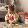 Toadstools Seats (4 Pack)-Bean Bags & Cushions,Cushions,Dropship,Eden Learning Spaces,Nature,Nature Learning Environment,Nature Sensory Room,Sensory Room Furniture,Wellbeing Furniture-Learning SPACE
