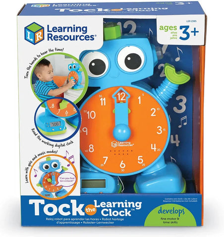 Tock the Learning Clock™-Calmer Classrooms,Early Years Maths,Helps With,Learning Resources,Life Skills,Maths,Maths Toys,Primary Maths,S.T.E.M,Sand Timers & Timers,Stock,Visual Sensory Toys-Learning SPACE