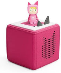 Toniebox Starter Set in Pink - Includes Audio Player and Character-AllSensory,Baby Musical Toys,Baby Sensory Toys,Calmer Classrooms,Calming and Relaxation,Helps With,Imaginative Play,Music,Primary Music,Sleep Issues,Sound,Tonies-Learning SPACE