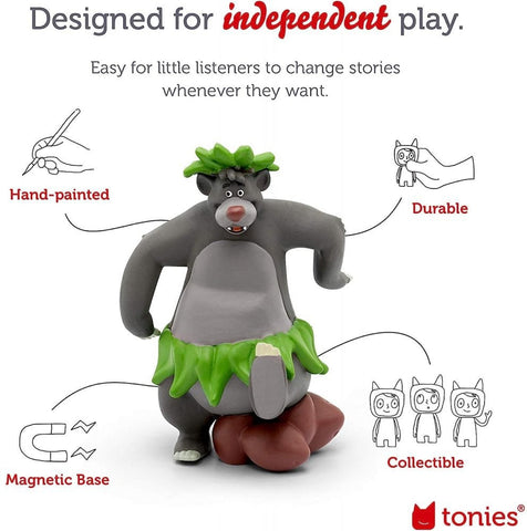 Tonies - Disney - Jungle Book - Baloo-AllSensory, Baby Musical Toys, Baby Sensory Toys, Calming and Relaxation, Fire. Police & Hospital, Helps With, Imaginative Play, Music, Sound, Tonies-Learning SPACE