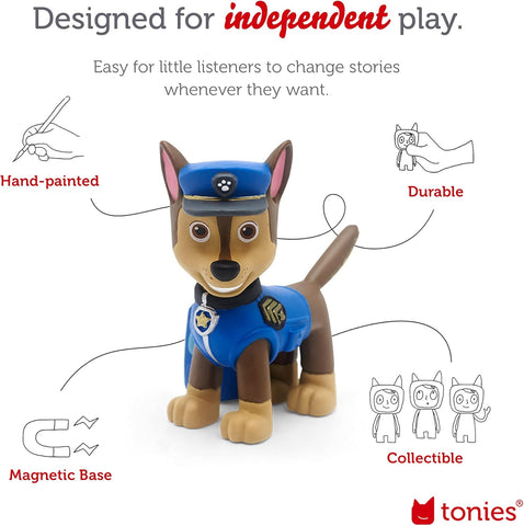 Tonies – PAW Patrol: Chase Audio Figure for Toniebox-AllSensory,Baby Sensory Toys,Calming & Anxiety,Calming and Relaxation,Fire. Police & Hospital,Imaginative Play,Paw Patrol,Sound,Tonies-Learning SPACE