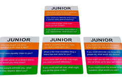 Totika Junior Principles and Values Cards-Additional Need,Bullying,Calmer Classrooms,Emotions & Self Esteem,Helps With,Life Skills,Mindfulness,PSHE,Social Emotional Learning,Stock,Table Top & Family Games,Teen Games,Totika-Learning SPACE