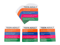 Totika Teen-Adult Principles, Values & Beliefs Card Deck-Additional Need,Bullying,Calmer Classrooms,Chill Out Area,Emotions & Self Esteem,Helps With,Life Skills,Mindfulness,PSHE,Social Emotional Learning,Stock,Table Top & Family Games,Teen Games,Totika-Learning SPACE