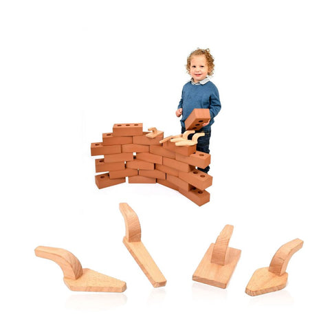Toy Wooden Building Tools-Engineering & Construction,Games & Toys,Playlearn,Toy Garden Tools,Wooden Toys-Learning SPACE
