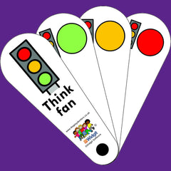 Traffic Light Think Fan-Additional Need, Calmer Classrooms, communication, Communication Games & Aids, Fans & Visual Prompts, Helps With, Neuro Diversity, Play Doctors, Primary Literacy, PSHE, Social Emotional Learning, Social Stories & Games & Social Skills, Stock-Learning SPACE