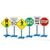 Traffic Signs - Pack Of 6-Active Games,Cars & Transport,EDX,Outdoor Toys & Games,Role Play-Learning SPACE