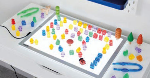 Translucent Colour Homes – Pack Of 72-Games & Toys,Light Box Accessories,SCOTEXCEL,TickiT,Visual Sensory Toys-Learning SPACE