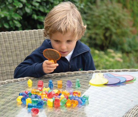 Translucent Colour Homes – Pack Of 72-Games & Toys,Light Box Accessories,SCOTEXCEL,TickiT,Visual Sensory Toys-Learning SPACE