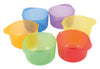 Translucent Colour Pouring Bowls – Pack Of 6-Games & Toys,Light Box Accessories,SCOTEXCEL,TickiT,Visual Sensory Toys,Water & Sand Toys-Learning SPACE