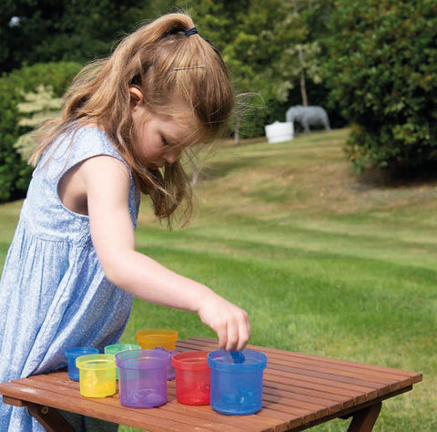 Translucent Colour Stacking Cups – Pack Of 9-Games & Toys,Light Box Accessories,SCOTEXCEL,TickiT-Learning SPACE