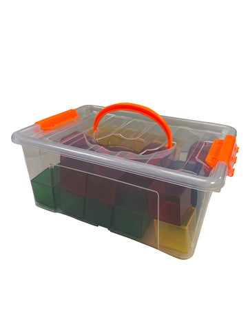 Translucent Cubes Construction Set (36 Pieces)-Building Blocks,Engineering & Construction,Games & Toys,Light Box Accessories,Playlearn,SCOTEXCEL-Learning SPACE