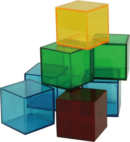 Translucent Cubes Construction Set (36 Pieces)-Building Blocks,Engineering & Construction,Games & Toys,Light Box Accessories,Playlearn,SCOTEXCEL-Learning SPACE