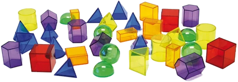 Translucent Geometric Shapes - Pk36-Counting Numbers & Colour,Early Years Maths,Light Box Accessories,Maths,Primary Maths,SCOTEXCEL,Shape & Space & Measure,Stock,TickiT,Visual Sensory Toys-Learning SPACE