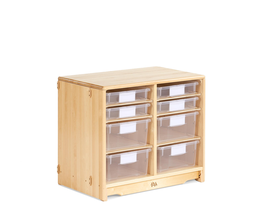 Tray unit 71 x 61 cm with Deep & Shallow Trays-Classroom Furniture,Dropship,Furniture,Library Furniture,Sensory Room Furniture,Storage,Trays,Wellbeing Furniture-Learning SPACE