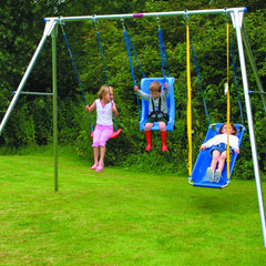 Treble Swing - Frame Only-Adapted Outdoor play,Outdoor Swings,Specialised Prams Walkers & Seating,Stock,Teen & Adult Swings-Learning SPACE