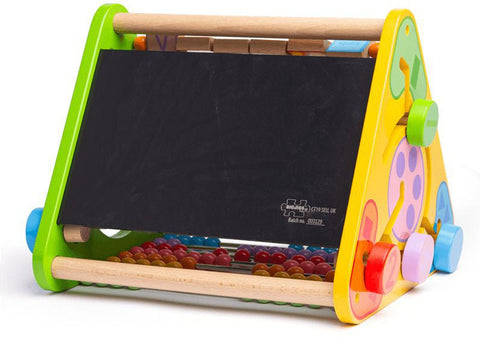 Triangular Activity Centre-Additional Need,AllSensory,Baby Sensory Toys,Baby Wooden Toys,Bigjigs Toys,Fine Motor Skills,Gifts For 1 Year Olds,Maths,Primary Maths,SCOTEXCEL,Shape & Space & Measure,Stock-Learning SPACE