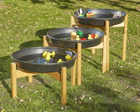 Trio Cascading Spot Stations (3Pk)-Cosy Direct,Early Years Sensory Play,Imaginative Play,Messy Play,Outdoor Play,Outdoor Sand & Water Play,Playground Equipment,Sand & Water Trays,Trays,Tuff Tray,Water & Sand Toys-Learning SPACE