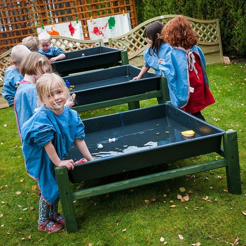 Triple Height Giant Tray Set And Instructions-Cosy Direct,Forest School & Outdoor Garden Equipment,Messy Play,Outdoor Play,Outdoor Sand & Water Play,Sand,Sand & Water Trays,Trays,Water & Sand Toys-Learning SPACE
