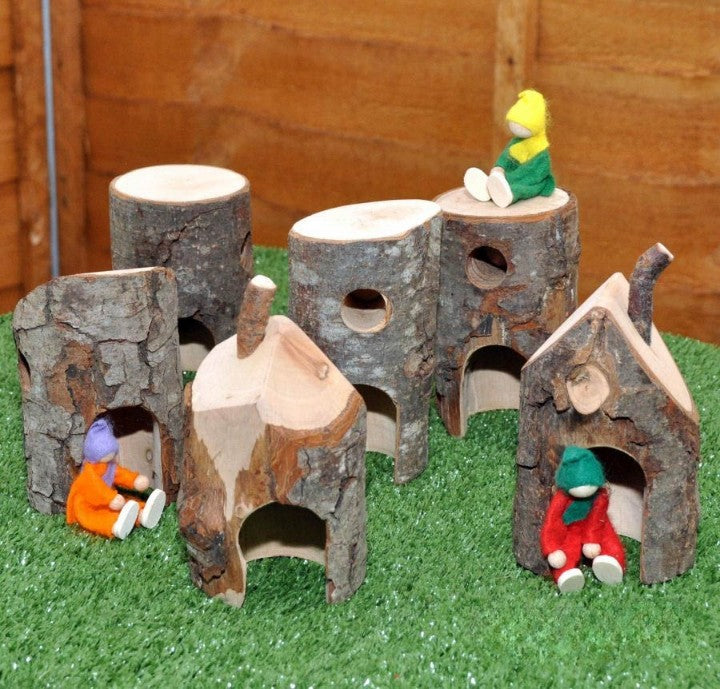 Trog Towers (6Pk)-Cosy Direct,Imaginative Play,Natural,Small World,Wooden Toys-Learning SPACE