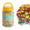 Tub of Pirate Treasure, 150 Gold Coins & 150 Gems-Dinosaurs. Castles & Pirates,Dress Up Costumes & Masks,Featured,Halloween,Imaginative Play,Money,Role Play-Learning SPACE