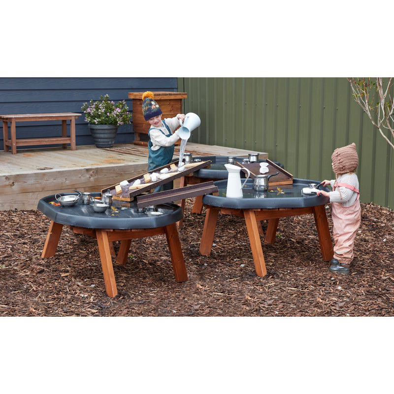 Tuff Spot Tray Outdoor Wooden Table Stand (3Pk)-Coffee table,Cosy Direct,Cosy Outdoor,Spring,Tuff Tray,Wellbeing Furniture-Learning SPACE