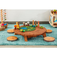 Tuff Spot Tray Wooden Table Stand - Low (23cm)-Coffee table,Cosy Direct,Tuff Tray,Wellbeing Furniture-Learning SPACE