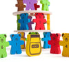 Tumbling Teddies - Wooden Bear Stacking Game-Bigjigs Toys, Stacking Toys & Sorting Toys, Stock, Wooden Toys-Learning SPACE