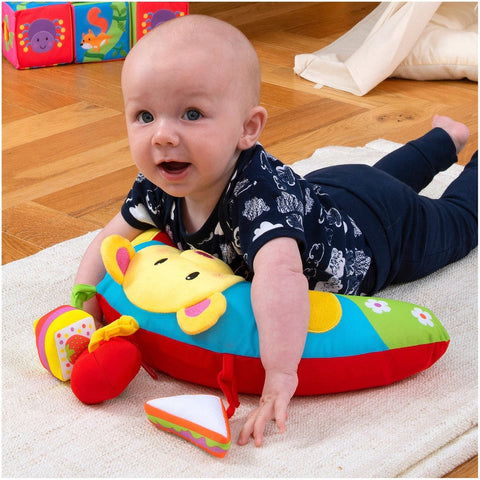 Tummy Time Ted - Baby Activity Pad-AllSensory,Baby Sensory Toys,Baby Soft Toys,Galt,Gifts for 0-3 Months,Gifts For 3-6 Months,Soft Play Sets,Stock-Learning SPACE