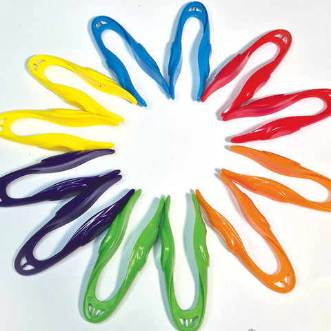 Tweezers Pack of 12-Dyspraxia,Early Science,EDUK8,Fine Motor Skills,Nature,Science,Science Activities,Stacking Toys & Sorting Toys,World & Nature-Learning SPACE