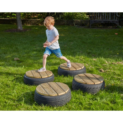 Tyre Topper Bouncer (4Pk)-Bounce & Spin,Cosy Direct,Cosy Outdoor-Learning SPACE