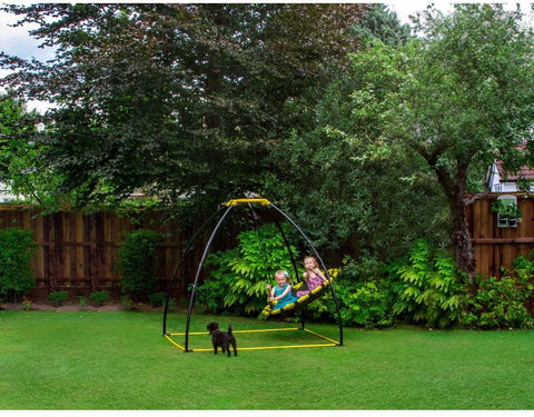 UFO Round Nest Swing with Frame V3-ADD/ADHD,Dropship,family fund bestsellers,JumpKing,Neuro Diversity,Outdoor Swings,Stock,Teen & Adult Swings-Learning SPACE