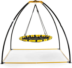 UFO Round Nest Swing with Frame V3-ADD/ADHD,JumpKing,Neuro Diversity,Outdoor Swings,Stock,Teen & Adult Swings-Learning SPACE