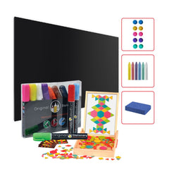 UV Magnetic Board Bundle with Accessories-Calmer Classrooms, Classroom Displays, Helps With, Magnetic, UV Reactive-Learning SPACE